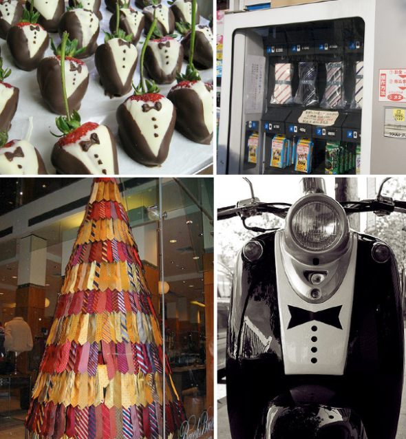  themed items such as chocolate covered strawberries Christmas trees 